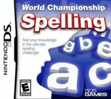 World Championship Spelling (USA) (En,Fr)-Nintendo DS